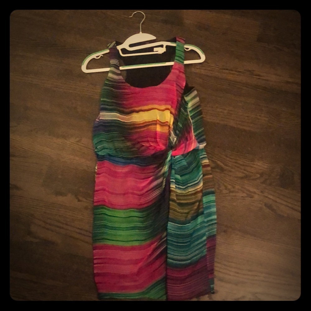 Fun colorful shoshanna cocktail dress!